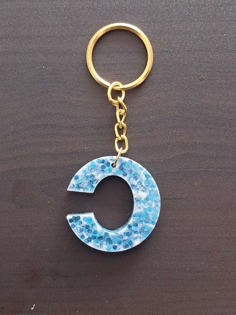 Resin keychain